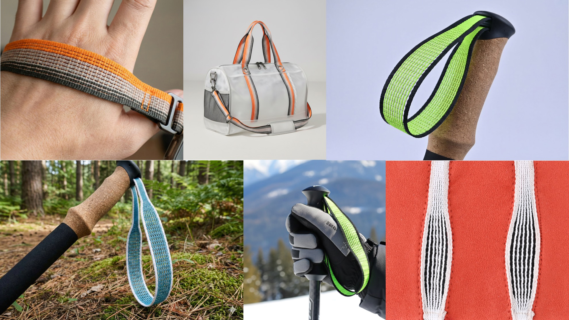 Sports Gear & Accessory × Narrow-Wide Knit Mesh Tape