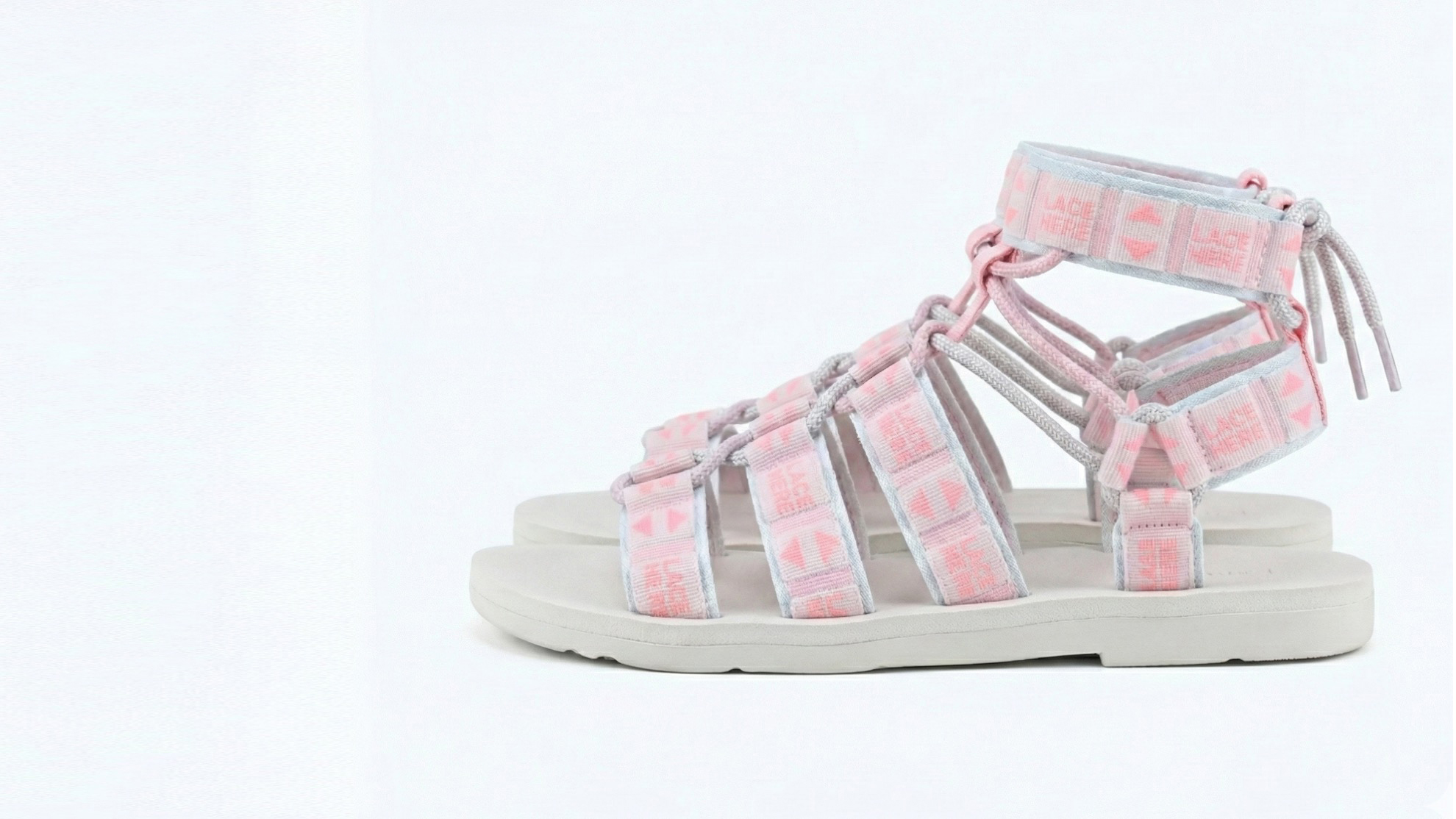 Sandal × Double-Layer Laceable Jacquard Tape & Elastic